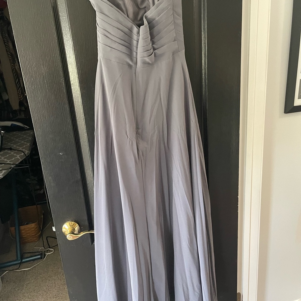 SORELLA VITA Strapless Gray Gown - Picture 2 of 3